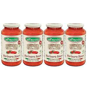 ETE}c@[m }i\[X 24IX (4 pbN) - 100% C^A (4) La San Marzano Marinara Sauce 24 oz. (Pack of 4) - 100% Product of Italy (4)