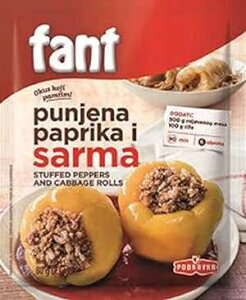 Podravka Fant V[YjO~bNXAs[}̋lߕƃ[LxcpA60 O (22 pbN) Podravka Fant Seasoning Mix for Stuffed Peppers and Cabbage Rolls, 60 Gram (Pack of 22)