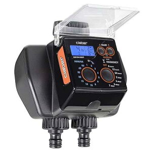 Claber 8488 fA ZNg AhoXg vbV{^ fW^ EH[^[ ^C}[ 2 ̃RZgt Claber 8488 Dual Select Advanced Push-Button Digital Water Timer with Two Outlets