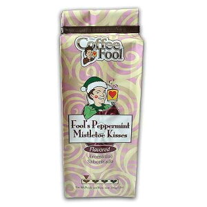 �R�[�q�[�t�[���̃y�p�[�~���g���h���M�L�X (�S��) The Coffee Fool Coffee Fool's Peppermint Mistletoe Kisses (Whole Bean)