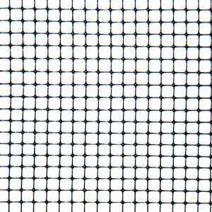 Industrial Netting OV7822-42x100 Polypropylene Rabbit Pest Exclusion Net, 1/4" Mesh, 100' Length x 3-1/2' Width, Black
