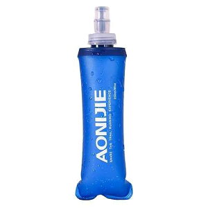 AONIJIE Lovtour EH[^[\tgtXR ܂肽ݎ BPA t[ TPU EH[^[{g jOA}\AnCLOATCNOp (500ml) AONIJIE Lovtour Water Soft Flask Collapsible BPA Free TPU Wa
