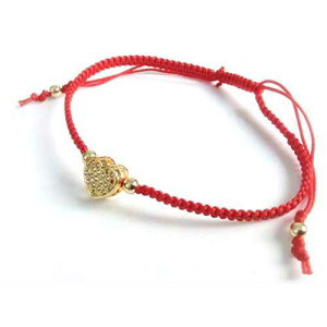 �Ԃ��R�o�����^�C�� �u���X���b�g �L���[�r�b�N �W���R�j�A �n�[�g �R�l�N�^�[ Sifrimania Red String Valentines Bracelet Cubic Zirconia Heart Connector