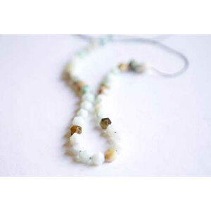�A�}�]�i�C�g �W�F���X�g�[�� �K�����^�� �l�b�N���X Creations by Kristel Amazonite Gemstone Gunmetal Necklace