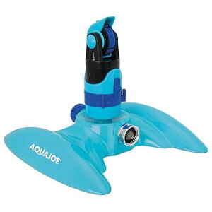 Aqua Joe AJ-MSSBM 4-Pattern Sprinkler with 360-Degree Rotation and Metal Base, Up to 3,740-Square-Foot Coverage Aqua Joe AJ-MSSBM 4-Pattern Sprinkler with 360-Degree Rotation and Metal Base, Up to 3,740-Square-Foot Coverag
