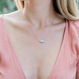 14K �S�[���h�t�B���h�̏����Ȑ��̃A�N�A�}���� �N���X�^�� �i�Q�b�g �l�b�N���X - 16 �C���`�̃`�F�[���A2 �C���`�̒��߉\�ȃG�N�X�e���_�[�t�� - 3 ���̒a���� Small raw aquamarine crystal nugget n