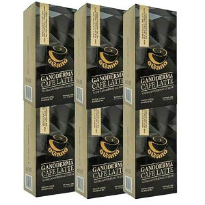 eGano v~AŃJtFe CX^gR[q[ ŃGLXz 6 (21g×20/) 6 Boxes eGano Premium Ganoderma Cafe Latte Instant Coffee With Ganoderma Lucidum Extract (21g x 20 Sachets / Box)