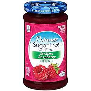 Polaner VK[t[A@ۓAȂYx[vU[uA13.5IX Polaner Sugar Free with Fiber, Seedless Raspberry Preserves, 13.5 Ounce