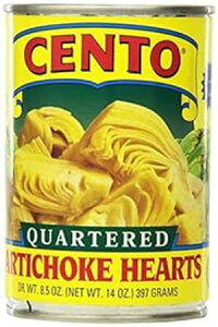 Cento A[eB`[Nn[g̎l̈ꉖЂA14IXʁi12pbNj Cento Quartered Artichoke Hearts in Brine, 14-Ounce Cans (Pack of 12)