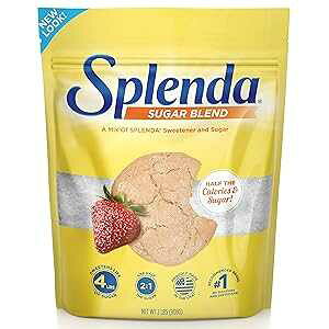 SPLENDA x[LOpJ[Ö Ė\ȃobOAVK[uhA32 IX SPLENDA Low Calorie Sweetener for Baking Resealable Bag, Sugar Blend, 32 Ounce