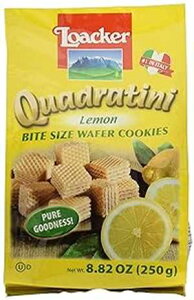 Loacker EGn[X NAheB[j  250g Loacker Wafer Quadratini Lemon 250g