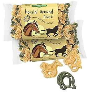 Pastabilities Horsin' Around PastaAy`̎qz[Xk[hA`qg݊VRpX^ 14 IX (2 pbN) Pastabilities Horsin Around Pasta, Fun Shaped Horse Noodles for Kids, Non-GMO Natural Wheat Pas