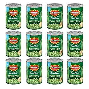 DEL MONTE XC[gs[ʋl؁A12 pbNA15 IX DEL MONTE Sweet Peas Canned Vegetables, 12 Pack, 15 oz Can