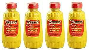EF[o[Y z[XfBbV }X^[h (12 IXA4 pbN) Weber's Horseradish Mustard (12oz, 4 Pack)
