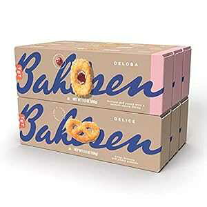 Bahlsen Delice  Delova Tv[ (6 pbN) 2 ̊ÂNVbNȃpCnNbL[̃t[o[ [bpỸt[NŃo^[̂悤Ȗ킢ґȕi (3.5 IX̔) Bahlsen D