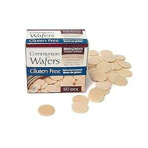 ブロードマン教会用品 聖餐ウエハース、グルテンフリー、50枚 Broadman Church Supplies Communion Wafer, Gluten Free, 50 Count