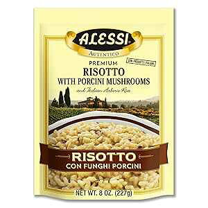 Alessi Autentico, v~At]bgAC^ÃA{ICXAȒPA8IX (|`[jA6pbN) Alessi Autentico, Premium Seasoned Risotto, Italian Arborio Rice, Easy to Prepare, 8oz (Por
