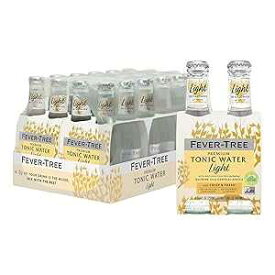 Fever-Tree Fever Tree Light Tonic Water - Premium Quality Mixer - Refreshing Beverage for Cocktails & Mocktails. Naturally Sourced Ingredients, No Artificial Sweeteners or Colors - 6.8 Fl Oz (Pack of 24)
