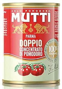 Mutti _uZkg}gy[XgA4.9 IX ʁA12pbN Mutti Double Concentrated Tomato Paste, 4.9 oz. Can, 12-Pack