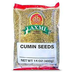 Laxmi SVRN~qA`IȃChXpCX - 14 IX LAXMI BRAND Laxmi All-Natural Dried Cumin Seeds, Traditional Indian Cooking Spices - 14 oz