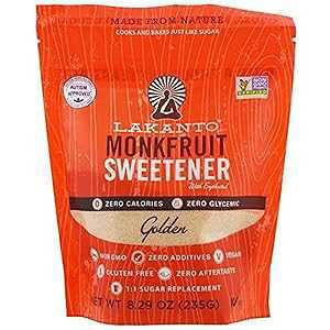 Lakanto - S[fÖASVR֕i 235g/8.29 - 2 pbN Lakanto - Golden Sweetener All Natural Sugar Substitute 235g/8.29 - 2 PACK