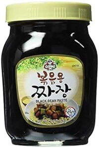 assi �u���b�N�r�[���\�[�X�A�W���[�W�����A2.2 �|���h assi Black Bean Sauce, Jjajang, 2.2 Pound