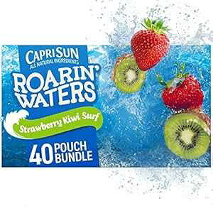JvT AEH[^[Y Xgx[LECT[t VRt[o[EH[^[ (40JbgpbNA10pE`4) Capri Sun Roarin' Waters Strawberry Kiwi Surf Naturally Flavored Water Beverage