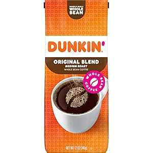 _L IWi uh ~fBA [Xg SR[q[A12 IX (6 pbN) Dunkin' Original Blend Medium Roast Whole Bean Coffee, 12 Ounces (Pack of 6)