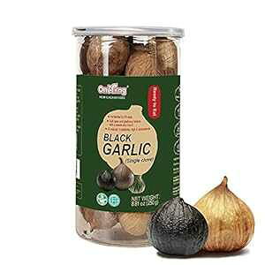 ONETANG ɂɂ 250gA90 ԔyۂƍɂɂAYsgpAR_Lx 8.81 IX ONETANG Black Garlic 250g, Whole Black Garlic Fermented for 90 days, 0 additives, high in 8.81 oz