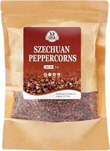 52USA lR(4IX)AlԎRAssтۂƎlRAkƎl엿̏dvȍޗ 52USA Szechuan Peppercorns(4OZ), Sichuan Red Peppercorns, Tingly Numbness Whole Szechuan Peppercorns, Key Ingre