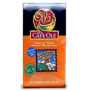 HEB JtF I[ q[Xg uh fJtF ~fBA [Xg SR[q[ - 3 pbN HEB Cafe Ole Houston Blend Decaf Medium Roast Whole Bean Coffee - 3 Pack