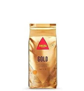 Delta Cafes Delta Caf s Gold Whole Bean Coffee, Naturally Roasted Espresso Beans, 1 Bag, 2.2lb