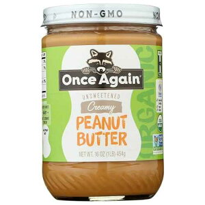 Once Again - �I�[�K�j�b�N �s�[�i�b�c �o�^�[ �N���[�~�[ - 16 �I���X (6����) Once Again - Organic Peanut Butter Creamy - 16 Oz. (Pack of 6)