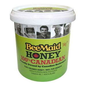 1???? (1? ?), ???? ? ??? ?? ?? ?? ???? ?? ????, 1???? (????? ??) BeeMaid Honey UnPasteurized White Creamed Tub Bee Maid Honey Ltd, 1kg {Imported from Canada}