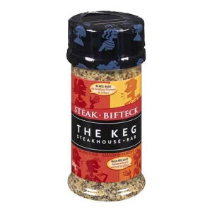 The Keg Steakhouse �X�e�[�L�V�[�Y�j���O �O���e���t���[ MSG ���Y�� - 180g {�J�i�_����A��} The Keg Steakhouse Steak Seasoning Gluten Free No MSG Added - 180g {Imported from Canada}