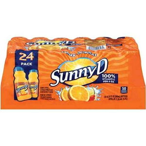 SunnyD ^W[ IWi IW̃VgX p` - 24/6.75 IX (2) Sunny Delight SunnyD Tangy Original Orange Flavored Citrus Punch - 24/6.75 oz. (pack of 2)