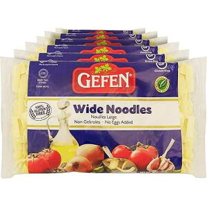 Gefen Gluten Free Wide Noodles 9oz (6 Pack) No Eggs Added Large Noodles