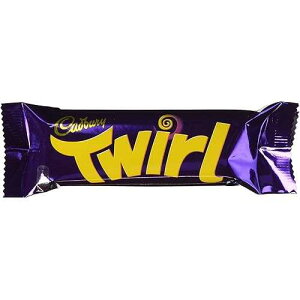 �L���h�o���[�E�g���[�� �p�����`���R���[�g �L�����f�B�[ ���v 24 �� - �L���h�o���[ �g���[�� Cadbury Twirl Total 24 bars of British Chocolate Candy - Cadbury Twirl