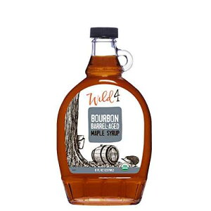 Wild4 I[KjbN [v VbvAo[gBYo[{Mn[v VbvAOet[AHpP[LɍœK (8 IX)A237 mL Wild4 Organic Maple Syrup, Bourbon Barrel Aged Maple
