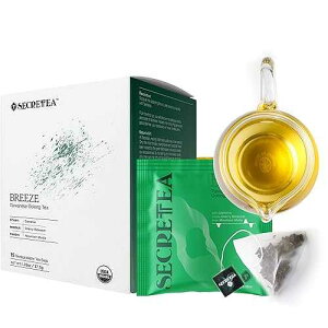 Organic Oolong Tea Bags 100% Organic Taiwan High Mountain Oolong Loose Leaf, Hand Crafted, Biodegradable Tea Bags, 15 Sachets By T SECRETEA