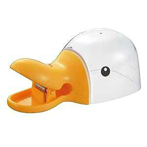 ���Y�� Akebono CH-2034 Measuring Cup, Orange, Made in Japan, Rice Measuring Cup & Clip, Duck Cute Design, Clippy Cup, Duck, 2.8 x 5.5 x 2.2 inches (70 x 140 x 55 mm)