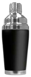 Mugzie �u�����h 20 �I���X �J�N�e���V�F�[�J�[ �f�M�E�F�b�g�X�[�c�J�o�[�t�� - �u���b�N Mugzie brand 20 Ounce Cocktail Shaker with Insulated Wetsuit Cover - Black
