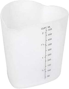 2�J�b�v/500ml�V���R���v�ʃJ�b�v�A�x�[�L���O�N�b�L���O���W���p�̈��̌`�̌��݂̂���_��ȃX�N�C�[�Y�����~�L�V���O�J�b�v Agatige 2 Cup/500ml Silicone Measuring Cups, Love Shaped Thicken Flexible Squeeze P