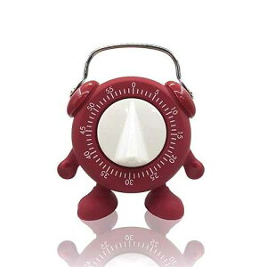 �L�b�`���^�C�}�[�A�x�[�L���O����A�N�b�L���O�G�b�O�g�C���g���[�j���O�p�A���킢��60���c�C�X�g�^�C�}�[�A�����O�A���[�g�t���A�d�r�s�v (���b�h) Nita Kitchen Timer, for Baking Teaching Cooking E