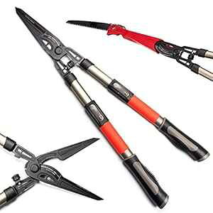 Roamwild }`Jb^[ 3 ̉|c[ 1  _AoCpXbp[AO[`苘 Lk\ȐLknhł Roamwild Multi-Cutter 3 Garden Tools in 1 Hedge Shears, Bypass Loppers & 