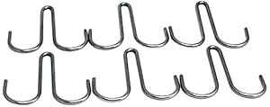 Enclume cCtbN 6Zbg |bgbNƕp n}[X`[ Enclume Twin Hook, Set of 6, Use with Pot Racks, Hammered Steel