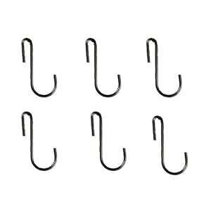 Enclume oXPbgtbN 6Zbg |bgbNƕp ƖڃX`[ Enclume Basket Hook, Set of 6, Use with Pot Racks, Hammered Steel