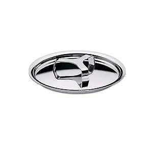 A Di Alessi, POTS & PANS, Lid in 18/10 stainless steel mirror polished,5.5 Inch