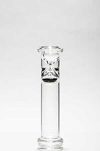 Glassic Gifts Floating Glass Sand Timer (6 Tall with 1 Minute Timer)