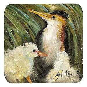 Caroline's Treasures Happy Family Foam Coaster (Set of 4), 3.5" H x 3.5" W, Multicolor